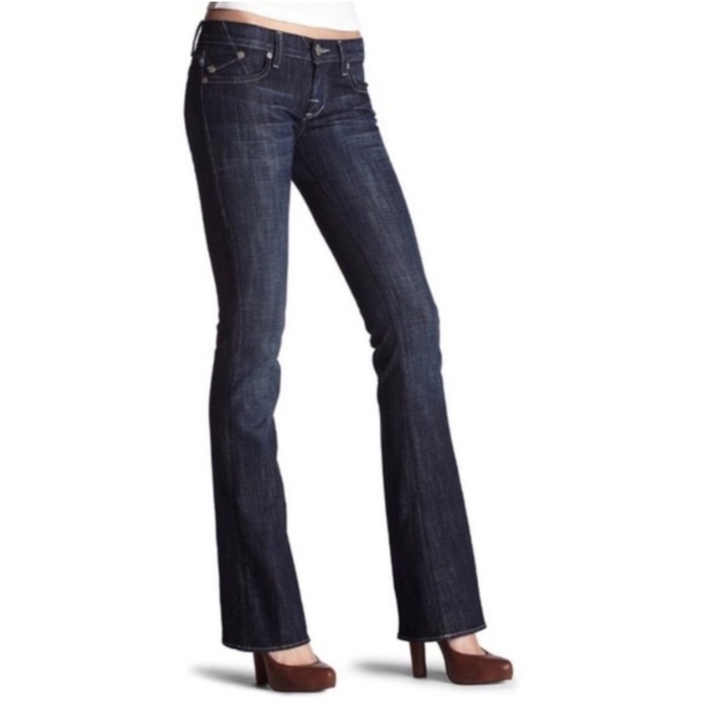 Rock & Republic Kassandra Dark Wash Mid-Rise Bootcut Jeans - Size 6